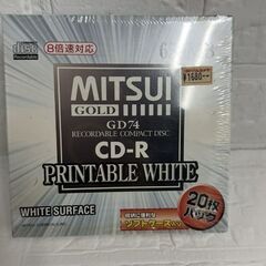 保管未使用 日本産 CD-R MITSUI GOLD GD74 650MB 26枚セット MJCDR74PW-20C 20枚パック 三井化学フタロシアニン 札幌市 白石店 の画像