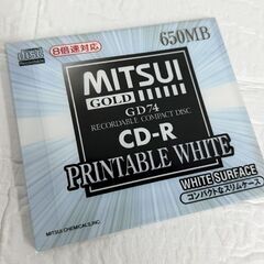 保管未使用 日本産 CD-R MITSUI GOLD GD74 650MB 26枚セット MJCDR74PW-20C 20枚パック 三井化学フタロシアニン 札幌市 白石店 の画像