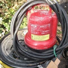 水中ポンプ　100V　動作品②の画像