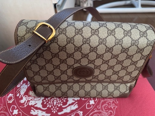 GUCCI オールドグッチ ggスプリーム ヴィンテージ ショルダーバッグ