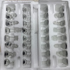グラスチェス　ボードゲーム　GLASS CHESS オセロ　ガラス　インテリアの画像