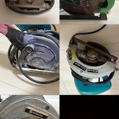 （まとめ売り）電動工具 電動ドリル ディスクグラインダー マルノコの画像