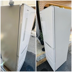 「決まりました」☘️ TOSHIBA冷凍冷蔵庫 GR-F43G(SS)☘️426L ♻️ 2013年製👌配達設置対応可。の画像