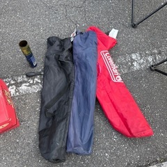 コールマン　キャンプ　折りたたみ椅子　セット売りの画像