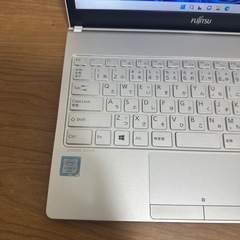 富士通SH75/W i5 8GB+SSD128GB W11+Office2024の画像