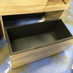 ★リユースのサカイ横浜南店★YM1692 アイリスオーヤマ 食器棚 ライトブラウン W80×D41×H176 クリーニング済みの画像