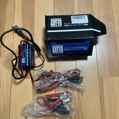 【取引中】SUPER NATTO 全自動バイク用バッテリー充電器 の画像