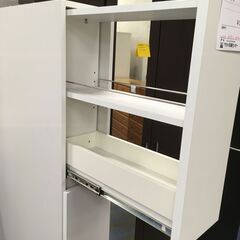 ★リユースのサカイ横浜南店★YM1693  隙間収納 ホワイト W20×D55.5×H180 クリーニング済みの画像