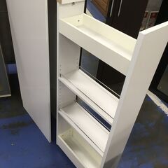 ★リユースのサカイ横浜南店★YM1693  隙間収納 ホワイト W20×D55.5×H180 クリーニング済みの画像