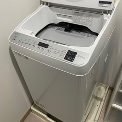 SHARP 洗濯乾燥機 5.5kg 取引早い方優先✨ 単身にピッタリ！ の画像