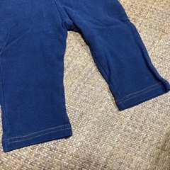 ベビー レギンスパンツ 80 ネイビー デニム風の画像
