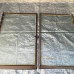 YKKアルミサッシ2組網戸付きの画像