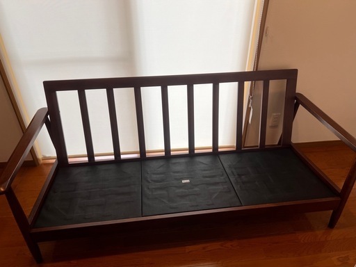 ニトリ 3人掛け布張りソファ マイス ベージュ/ライトブラウン