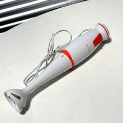 店頭引き渡し 中古 プリモポポ チョッパー付 ハンディブレンダー PP-113R 動作確認済みの画像