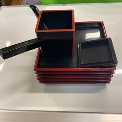 蕎麦湯入れお皿5枚セットの画像