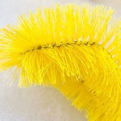 新品未使用　野外掃除用具　雨どいクリーニングブラシ　硬いブラシ　伸縮ポール　ブラシ4本の画像