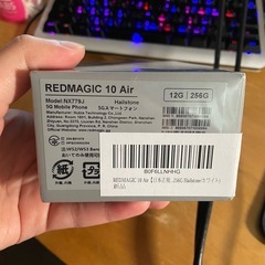 redmagic 10 airゲーミングスマホ本体の画像