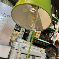 【引き取り限定】中古品　テーブルランプ　Francfranc グリーンの画像