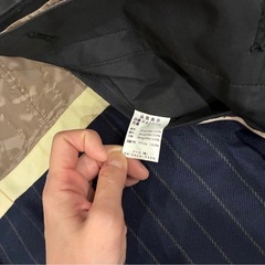 PASHU パシュ　ブラック ライナー付きステンカラーコート　M 細川伸の画像