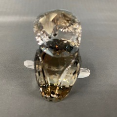 【愛品館 江戸川店】スワロフスキー クリスタル フクロウM 1003326 福を呼ぶ置物 ID:112-052510-007の画像