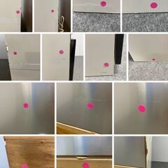 パモウナ キッチンボード 幅160 ソフトクローズ ダイヤモンドハイグロス ブラック 食器棚 レンジ台 中古家具 店頭引取歓迎 R10281の画像