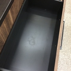 【おしゃれなデザイン】キッチンボード ダイニングボード レンジボード レンジ台 食器棚   幅120cm：ブラウン/ブラックの画像