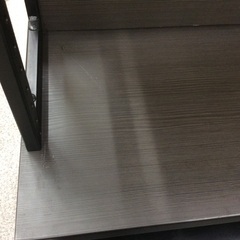 【おしゃれなデザイン】キッチンボード ダイニングボード レンジボード レンジ台 食器棚   幅120cm：ブラウン/ブラックの画像