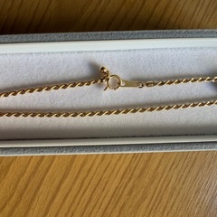 k18 ネックレス　ロープ　18金
の画像