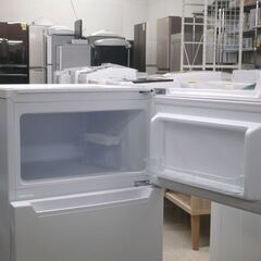 2ドア冷蔵庫 87L 2022年製 YRZ-C09H1 ヤマダセレクト 百Lクラス以下 ホワイト☆ 札幌市 北区 屯田 の画像