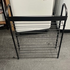 【中古】シューズラック　靴置き　スチール【E1208IL】の画像