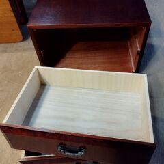 昭和レトロ 小引き出し 小物入れ 2段 小物収納　/MJ-1319 2F の画像