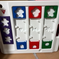 日本育児ベビーサークル ミュージカルキッズランド　赤青白　８枚の画像