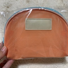 新品★カラフルメッシュポーチ　8個セットの画像