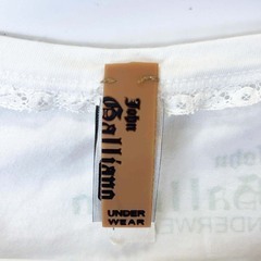 John Galliano ジョン ガリアーノ アンダーウェア Vネック ドクロ USサイズM メンズの画像