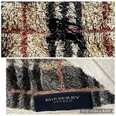 BURBERRY LONDONのチェック柄のフェイスタオルの画像