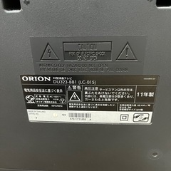 ORION オリオン 32型 液晶テレビ の画像