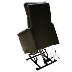 電動リクライニングパーソナルチェア 布張りタイプ 1人用 2021年製 介護 グレー★S3517Aの画像