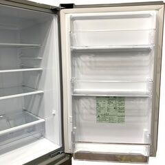 25C585_ジC AQUA アクア 200Lノンフロン冷凍冷蔵庫 AQR-20N(S) 2023年製 2ドア キッチン家電 現状品 中古 の画像