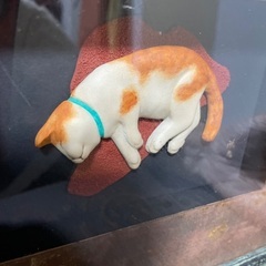 立体フレーム　猫の画像