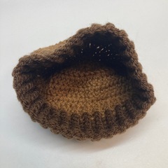 手作り　ニット帽①の画像