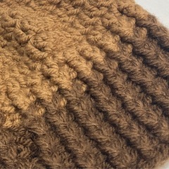 手作り　ニット帽①の画像