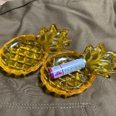 ガラスの小皿　パイナップルの画像