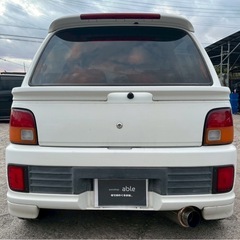 【支払総額27.8万円】ミラTR-XXアバンツァート車検令和9年12月機関良好 5速MTターボ カスタム多数！社外マフラーなど♩相場上がってる旧車軽自動車♩の画像