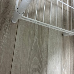 500円/ 3段スチールラック（ホワイト）の画像