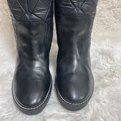 ✨️早い者勝ち✨️【極美品】バーバリーブルーレーベルキルティングロングブーツ 23cm 黒の画像