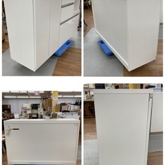 ジモティー限定価格！S126 ⭐ NITORI ニトリ キッチンカウンター アルミナ2 幅140.5cm USED 綺麗の画像