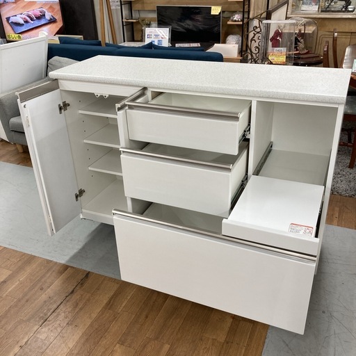 ジモティー限定価格！S126 NITORI ニトリ キッチンカウンター アルミナ