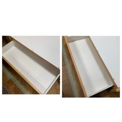 ニトリ　ダブルベッド　ベッドフレーム　電源コンセント　収納付きの画像