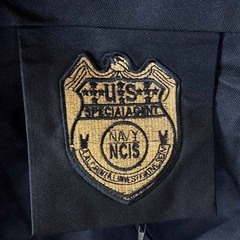 NCIS Special Agent ジャケット ネイビー 犯罪捜査班 ブラック メンズの画像