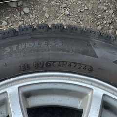 2024年製14インチスタッドレスタイヤホイールセットの画像